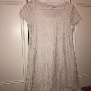 With laced doll shaped dress